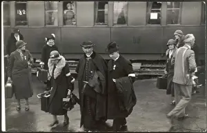 Victorian Era Travel Images Prints: Arriving by Train