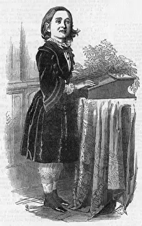 Print of Arthur Napoleon, Portuguese musical prodigy