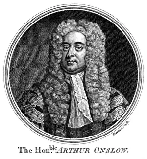 Speaker Of The House Commons Prints: Arthur Onslow - 2