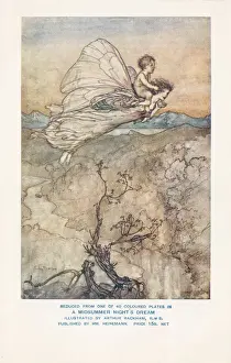 Arthur Rackham Print of Rip Van Winkle Advertisement 1908