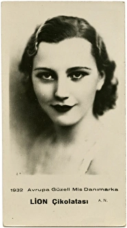Ase (Aase) Clausen - Miss Europe in 1932 Ase (Aase) Clausen - Miss Europe in 1932