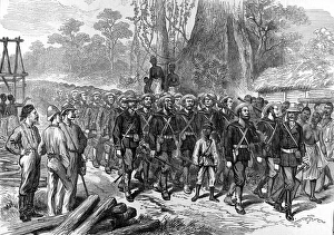 The Ashanti War (1873-74) - Arrival of the Naval Brigade at The Ashanti War (1873-74) - Arrival of the Naval Brigade at