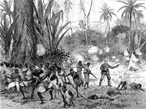 The Ashanti War (1873-74) - a bush fight The Ashanti War (1873-74) - a bush fight