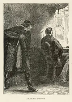 Print of Assassination at Fords Theatre