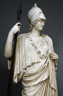 The Athena Giustiniani. Roman copy of a Greek statue of Pall The Athena Giustiniani. Roman copy of a Greek statue of Pall
