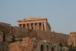 Athens. View of the Acropolis. Parthenon. Sunset Athens. View of the Acropolis. Parthenon. Sunset