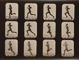 Victorian Era Sports Images Prints: Athletes. Running