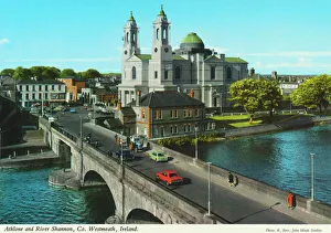 Athlone and River Shannon, County Westmeath, Ireland Athlone and River Shannon, County Westmeath, Ireland