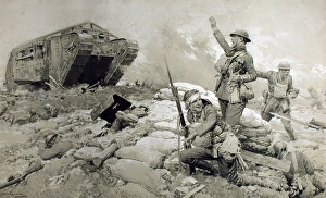 Aucklands advance from its battalion headquarters Aucklands advance from its battalion headquarters