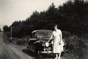 Austin A40 Print: Somerset Scene