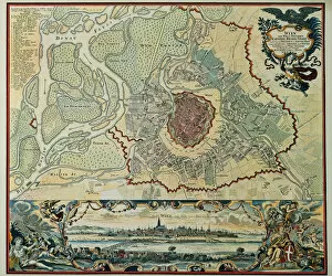 Austria Collection: Austria. Vienna. Plan, 1720
