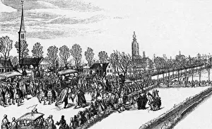 Austrian Delegates at Gravenhage Print, 1608