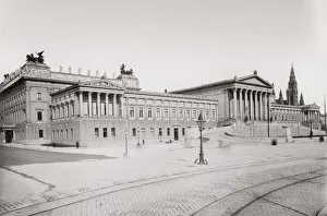 The Austrian Parliament Building Vienna Austria The Austrian Parliament Building Vienna Austria