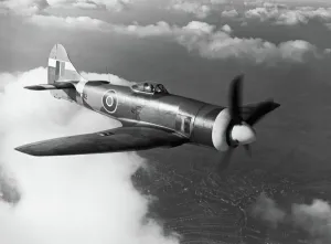 Hawker Tempest RAF Print, WW2 Aviation Image