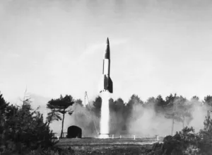 V-2 Rocket Launching Print, November 1945