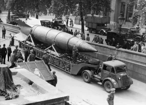 V-2 Rocket Print: London Streets, 1945