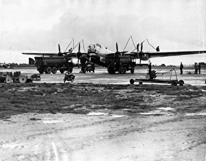 Avro Lincoln being refuelled at Blackbush Avro Lincoln being refuelled at Blackbush