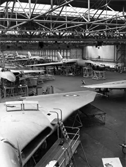 Aeroplanes Collection: Avro Vulcan production line