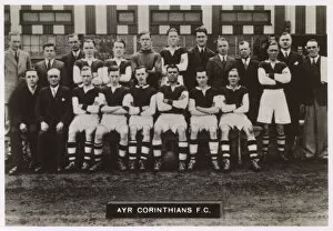 Images Dated 27th June 2017: Ayr Corinthians FC football team 1936