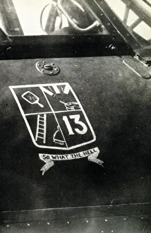 Bad Luck Crest designed by fighter pilot, WW2 Bad Luck Crest designed by fighter pilot, WW2