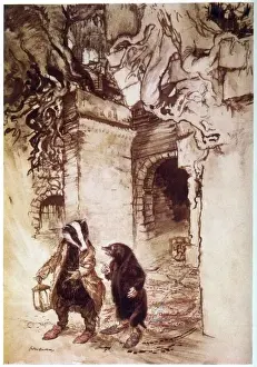 Tunnel Prints: Badger & Mole Print: Crossing the Principal Tunnels