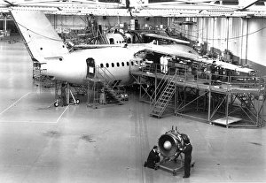 The BAe146 production line at Hatfield The BAe146 production line at Hatfield