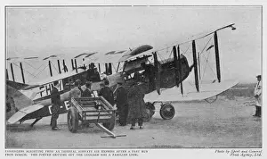 Vintage Airport Scenes UK Prints: Baggage at Croydon