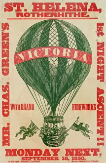 Royal Aeronautical Society Collection: Balloon event, Charles Green