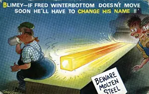 Bamforth Comic Postcard Print, England, 1967