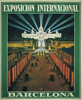 Barcelona International Exhibition. 1929. Poster Barcelona International Exhibition. 1929. Poster