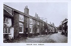 Barlow Fold Road Print, Romiley circa 1907