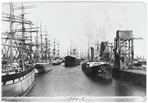 British Industrial Heritage Sites Prints: Barry Docks 1899