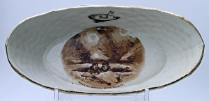 Basket moulded dish - WWI - Bairnsfatherware Basket moulded dish - WWI - Bairnsfatherware