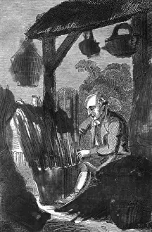 Traditional Basket Weaving Prints: Basketmaker 1827