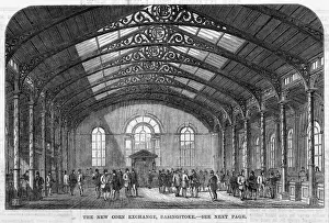 Hampshire Historical Landmarks Prints: Bastingstoke Exchange