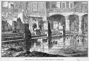 Roman Baths Bath Prints: BATH BATHS