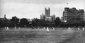 Bath Cricket Ground Print, 1909