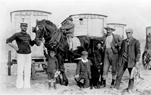 Bathing machine owner and swimming master, Essex Bathing machine owner and swimming master, Essex