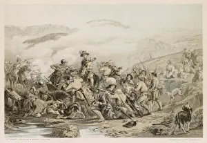 Battle of Drumclog Print: A Scottish Covenanter victory over royal troops