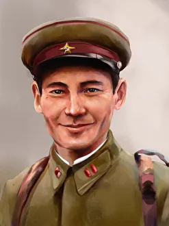 Bauyrzhan Momyshuly, Kazakh-Soviet officer and author Bauyrzhan Momyshuly, Kazakh-Soviet officer and author