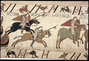 Battle of Normandy (D-Day) Collection: The Bayeux Tapestry - Norman conquest of England