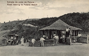 Beach road, Lourenco Marques, Mozambique, East Africa Beach road, Lourenco Marques, Mozambique, East Africa