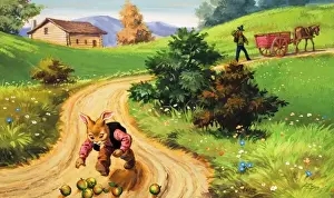 Country House Scene Prints: Bear Rabbit