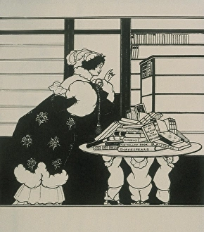 BEARDSLEY, Aubrey Vincent (1872-1898). Design for BEARDSLEY, Aubrey Vincent (1872-1898). Design for