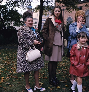Beehive and Leopardskin. Stockton on Tees 1970s Beehive and Leopardskin. Stockton on Tees 1970s