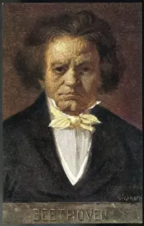 Ludwig Van Beethoven Painting Prints: Beethoven / Eichhorn