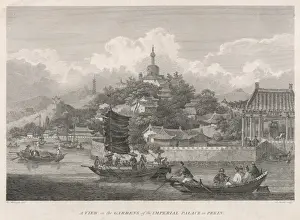 Beijing Palace Print: A View in the Imperial Palace Gardens