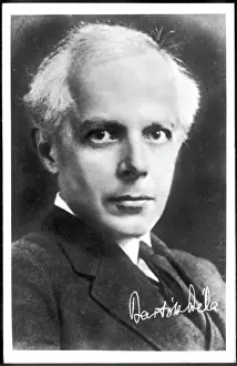 Bela Bartok Print - Hungarian Composer Portrait