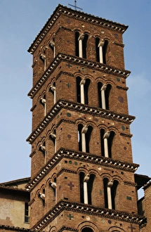 Bell tower of the Basilica of Saints John and Paul. 11th cen Bell tower of the Basilica of Saints John and Paul. 11th cen