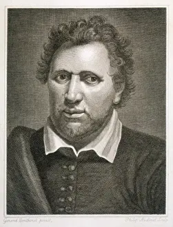Ben Jonson Portrait Prints: Ben Jonson / Honthorst